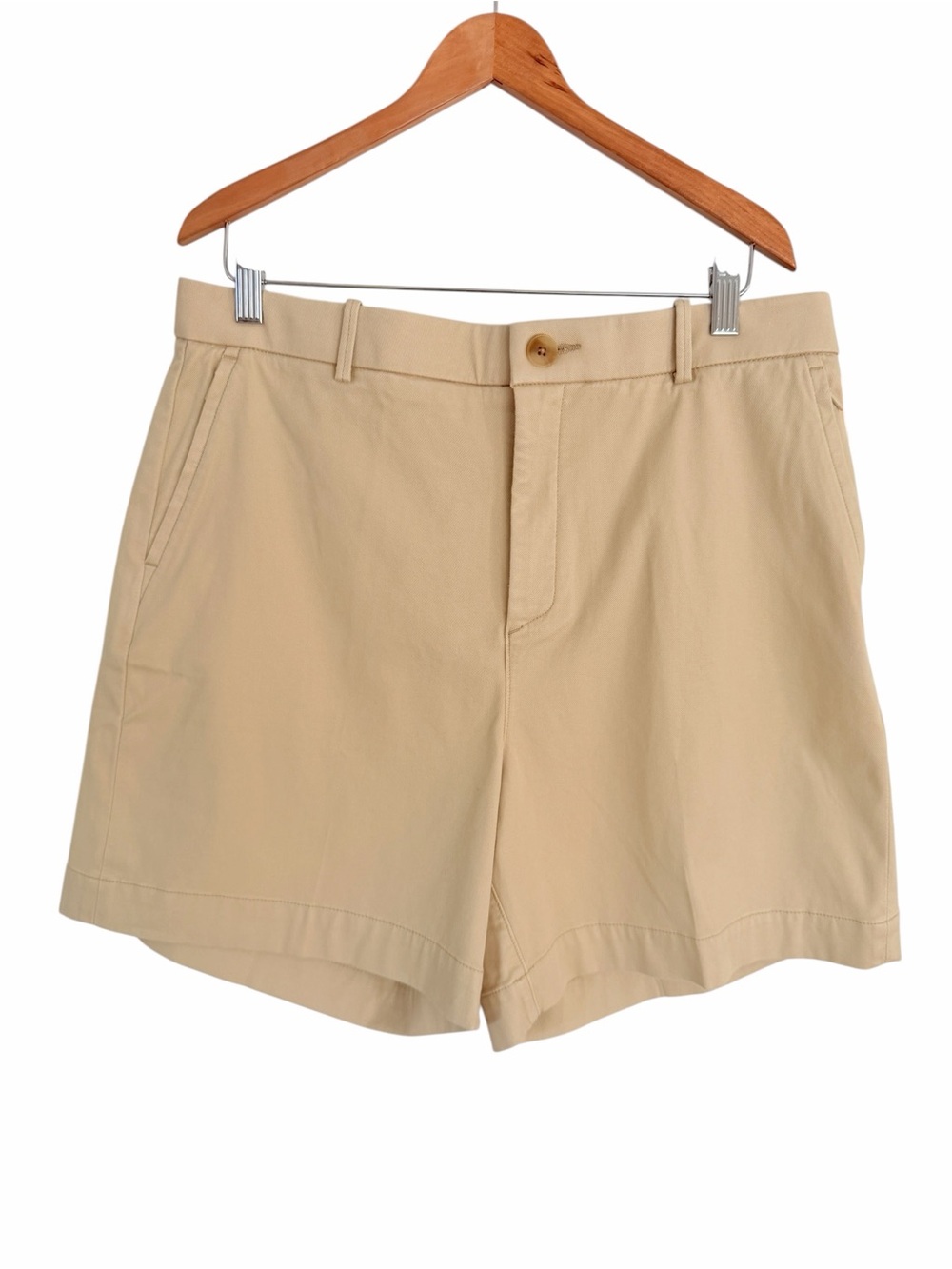 NWT SPANX Supersmooth Stretch Twill High-Rise Tailored Khaki Women's Shorts XL - Picture 10 of 13
